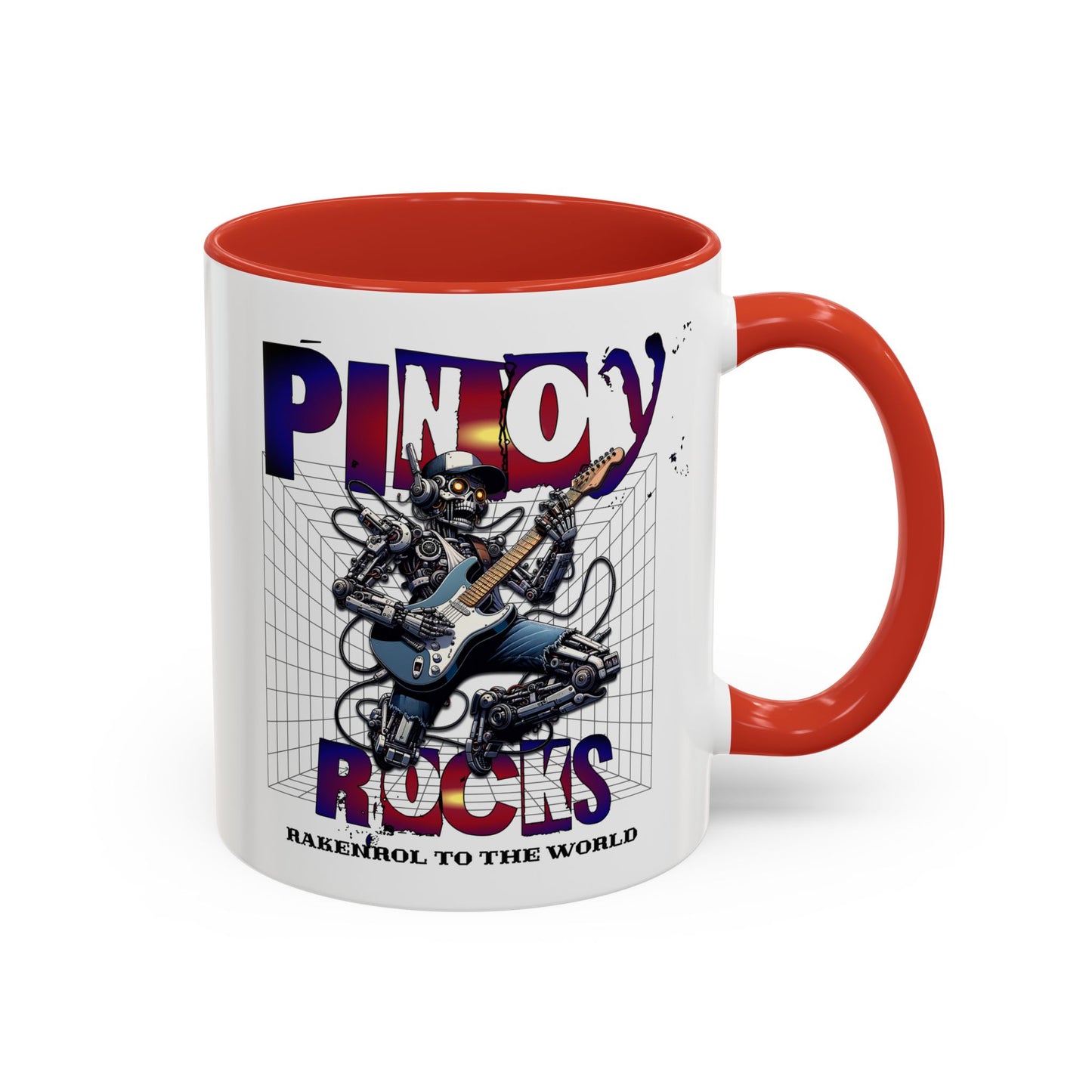 Filipino Expression PINOY ROCKS Accent Coffee Mug