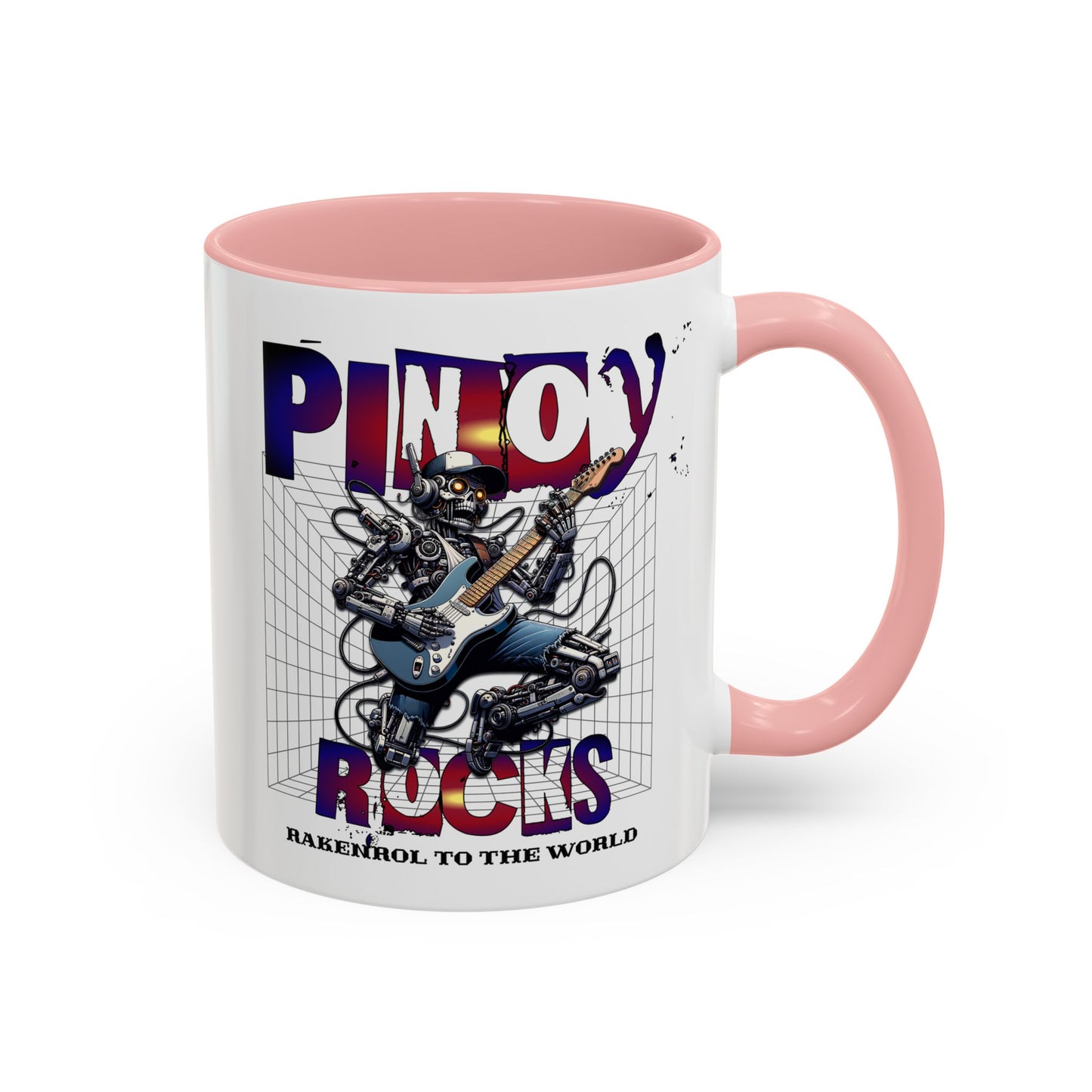 Filipino Expression PINOY ROCKS Accent Coffee Mug