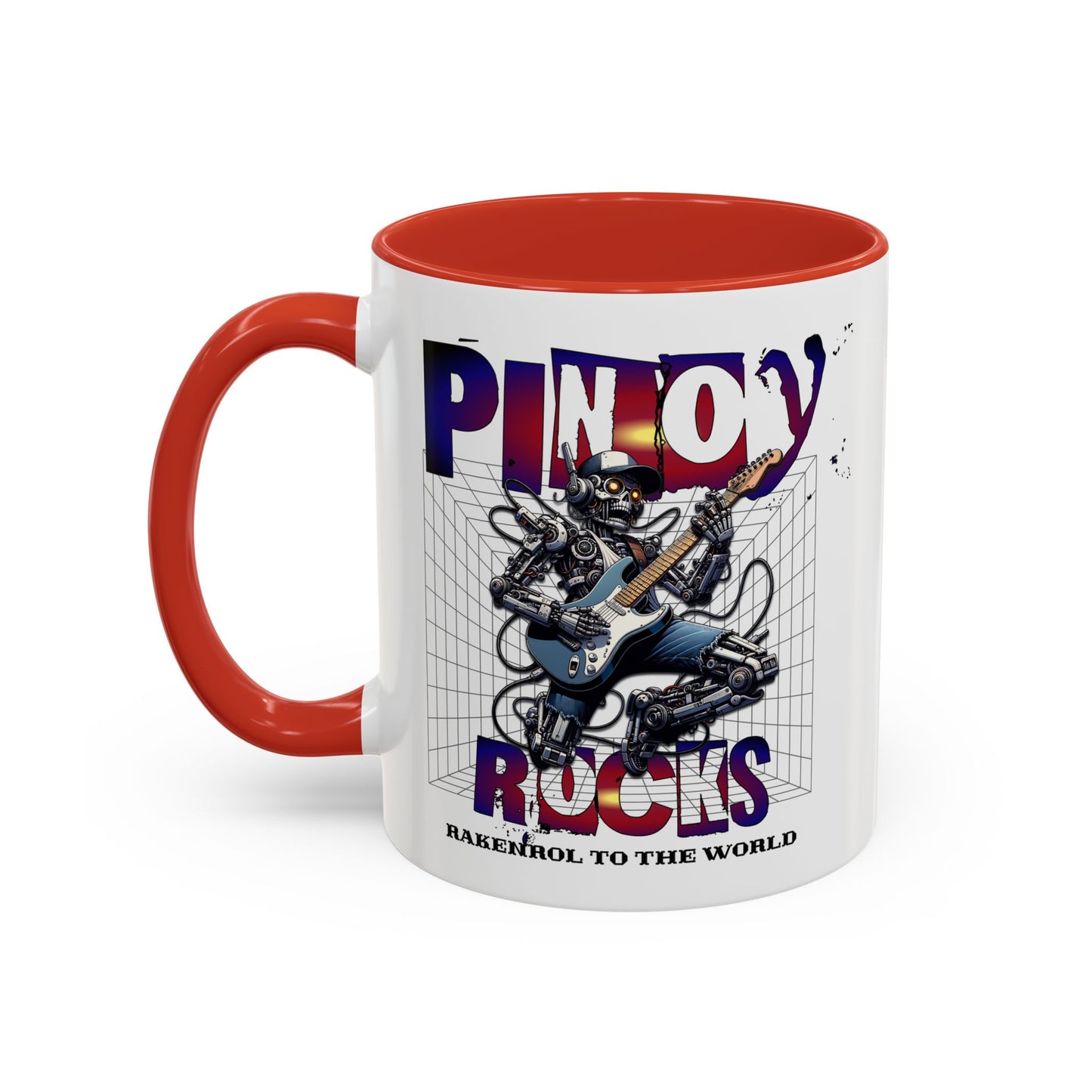 Filipino Expression PINOY ROCKS Accent Coffee Mug