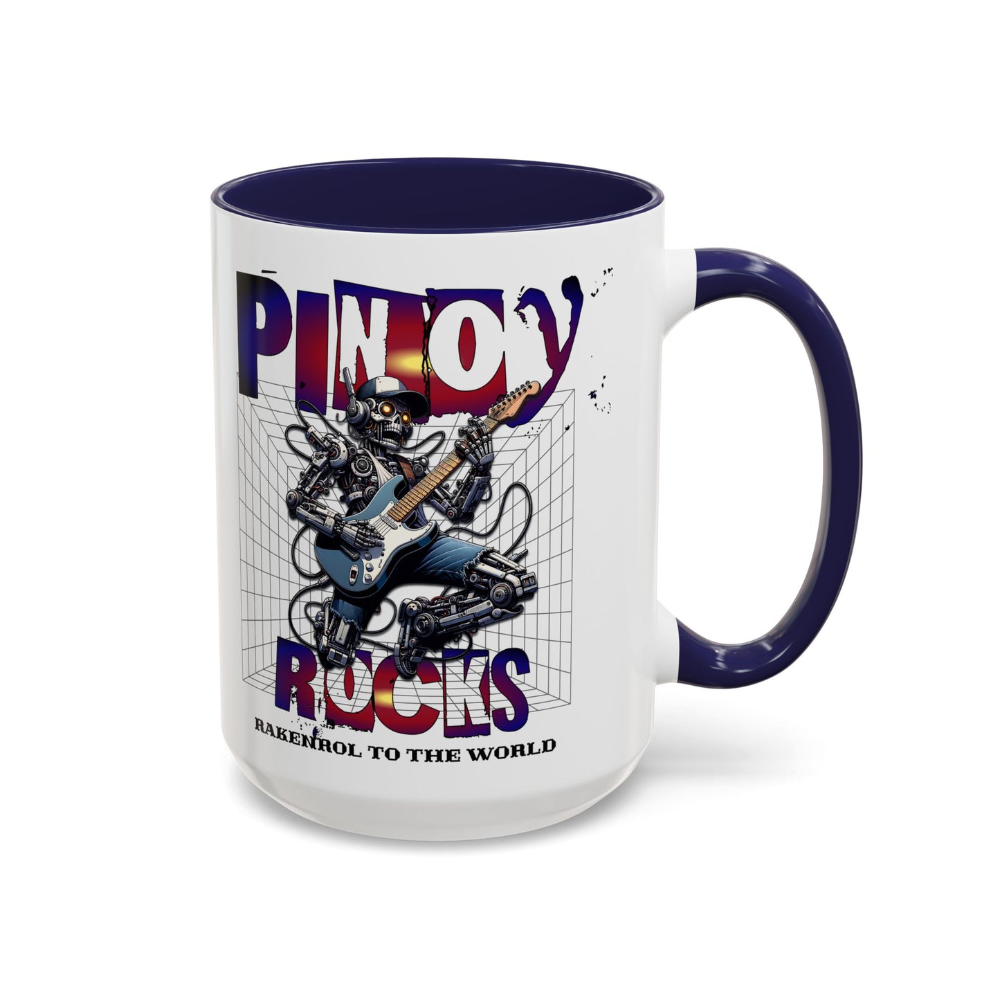 Filipino Expression PINOY ROCKS Accent Coffee Mug