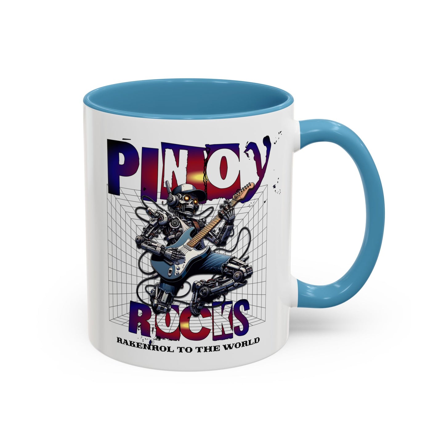 Filipino Expression PINOY ROCKS Accent Coffee Mug