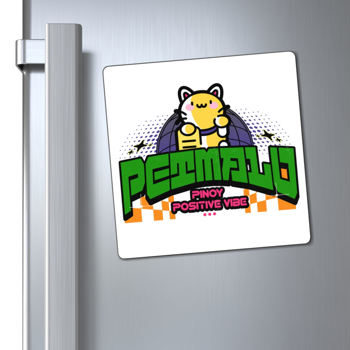 Filipino Slang PETMALU Die-Cut Magnet