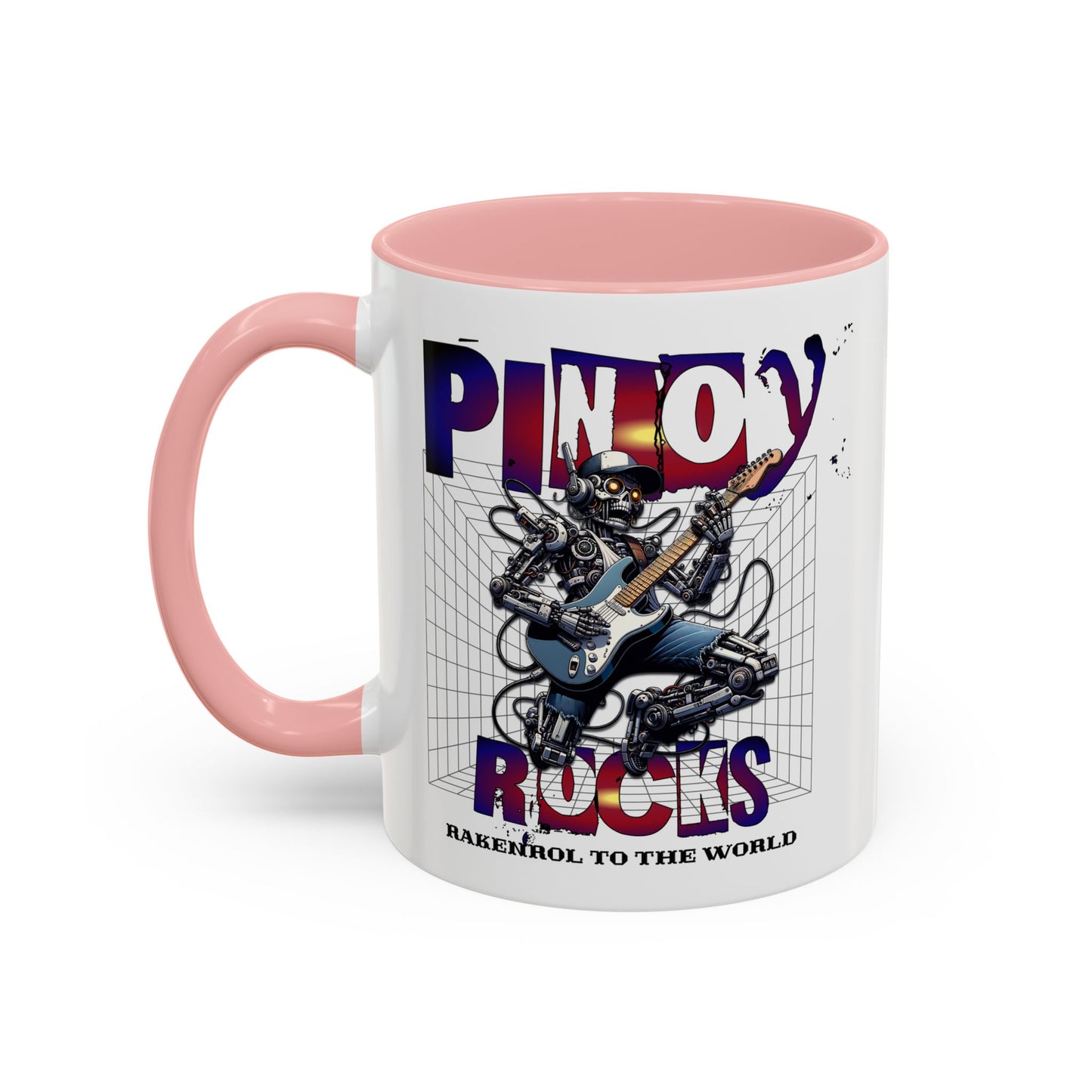 Filipino Expression PINOY ROCKS Accent Coffee Mug
