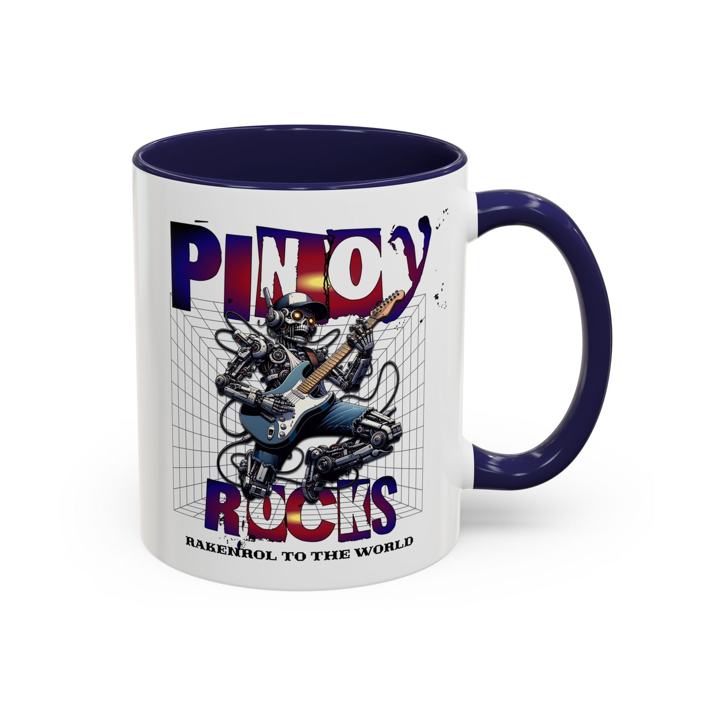 Filipino Expression PINOY ROCKS Accent Coffee Mug