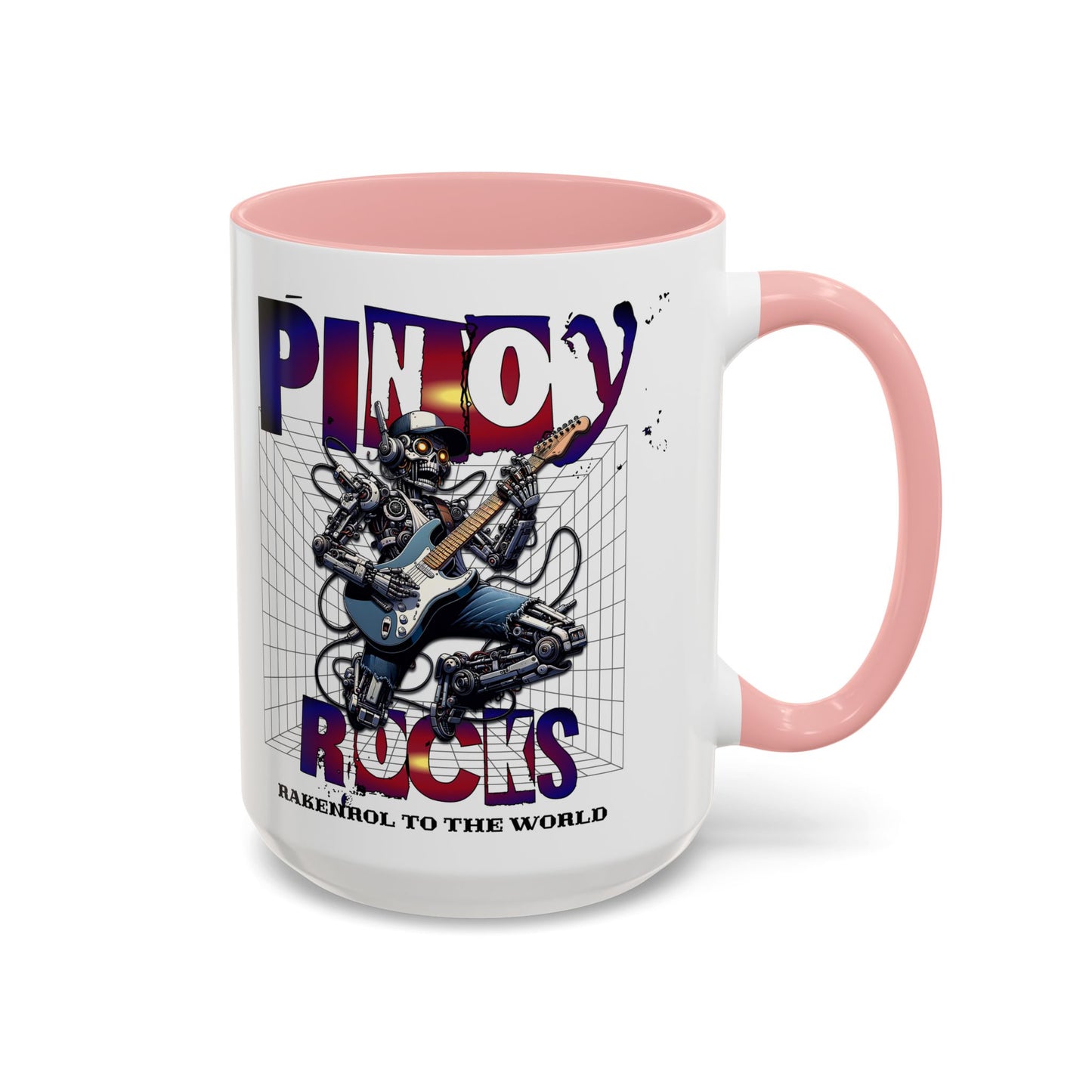 Filipino Expression PINOY ROCKS Accent Coffee Mug
