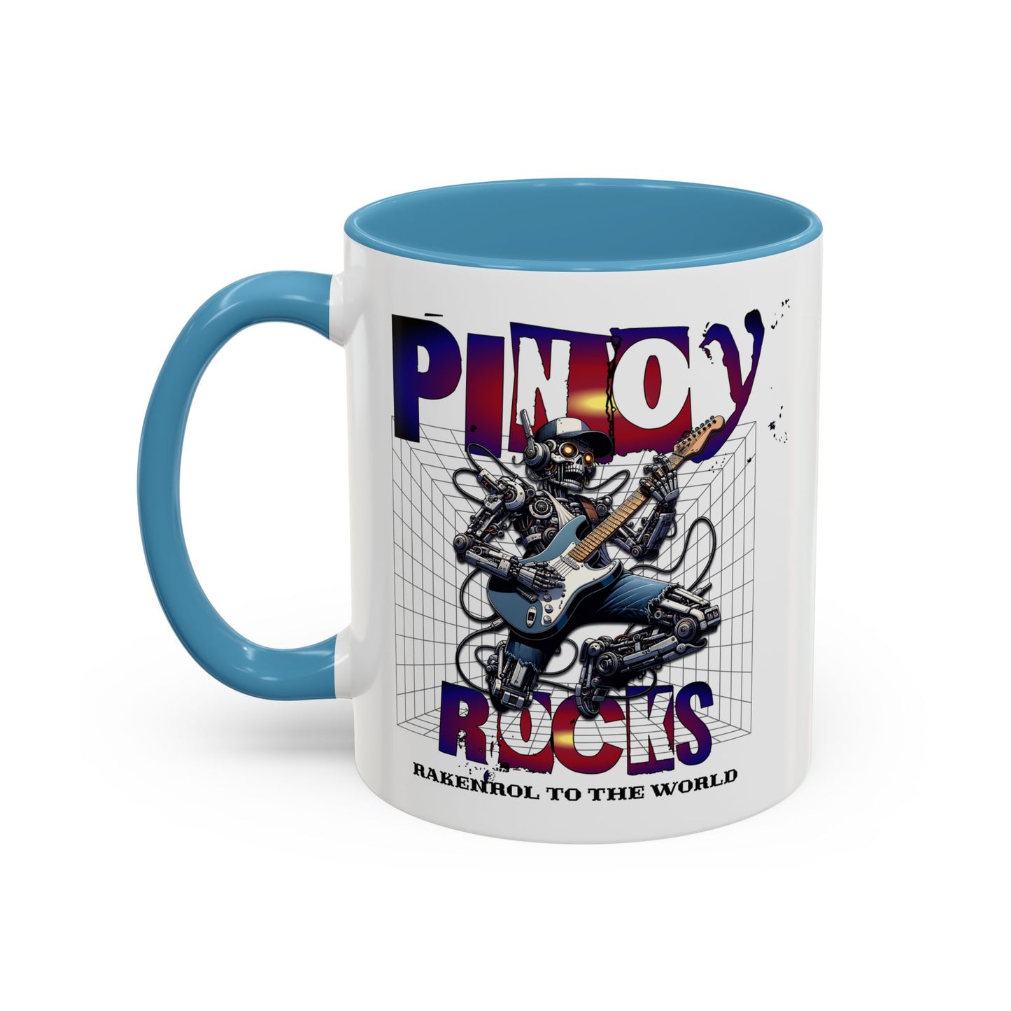 Filipino Expression PINOY ROCKS Accent Coffee Mug