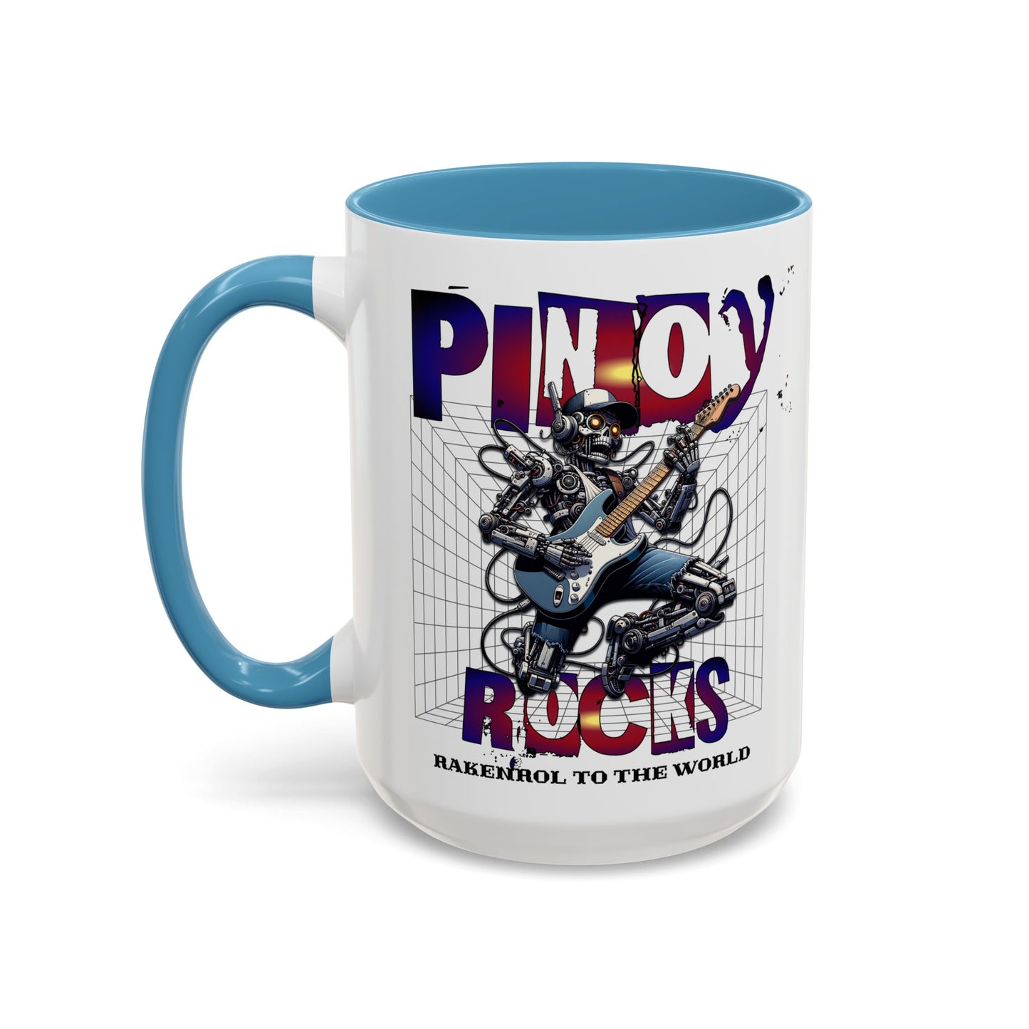 Filipino Expression PINOY ROCKS Accent Coffee Mug