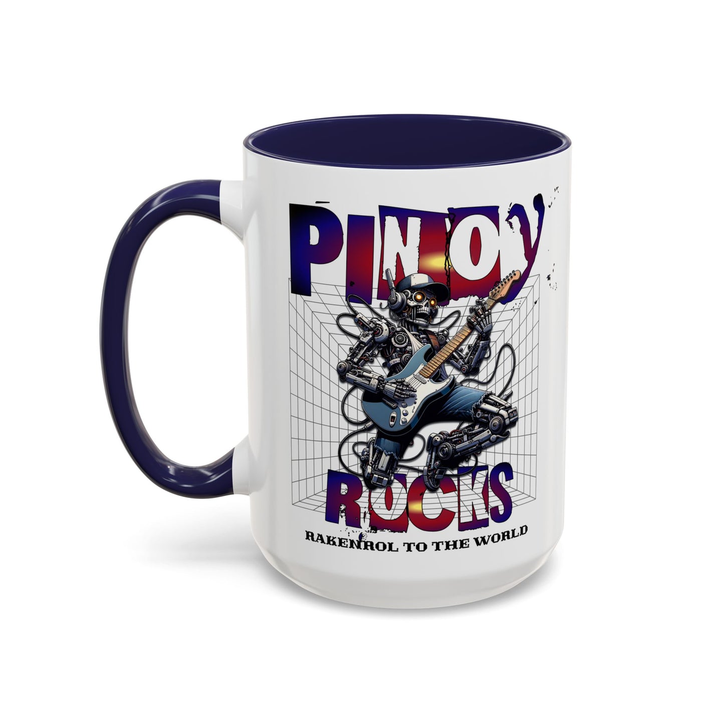 Filipino Expression PINOY ROCKS Accent Coffee Mug