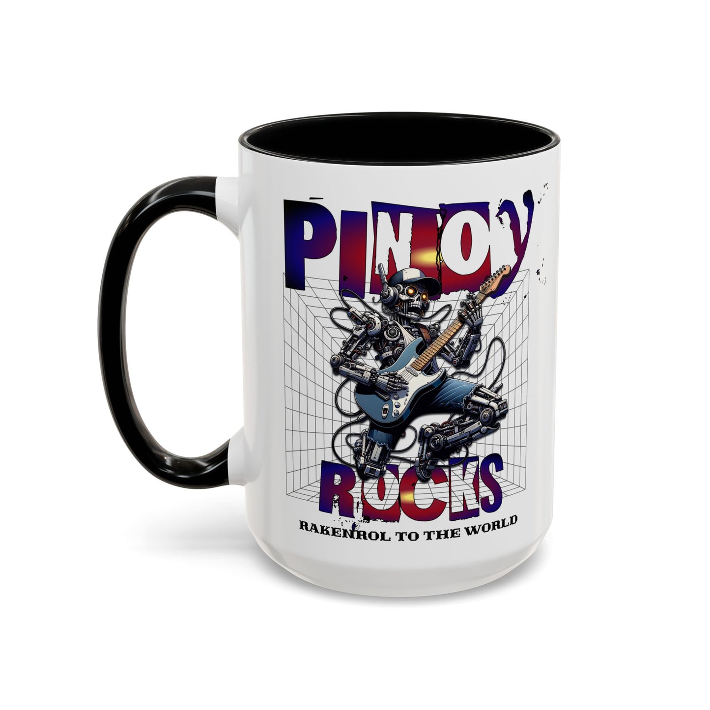 Filipino Expression PINOY ROCKS Accent Coffee Mug