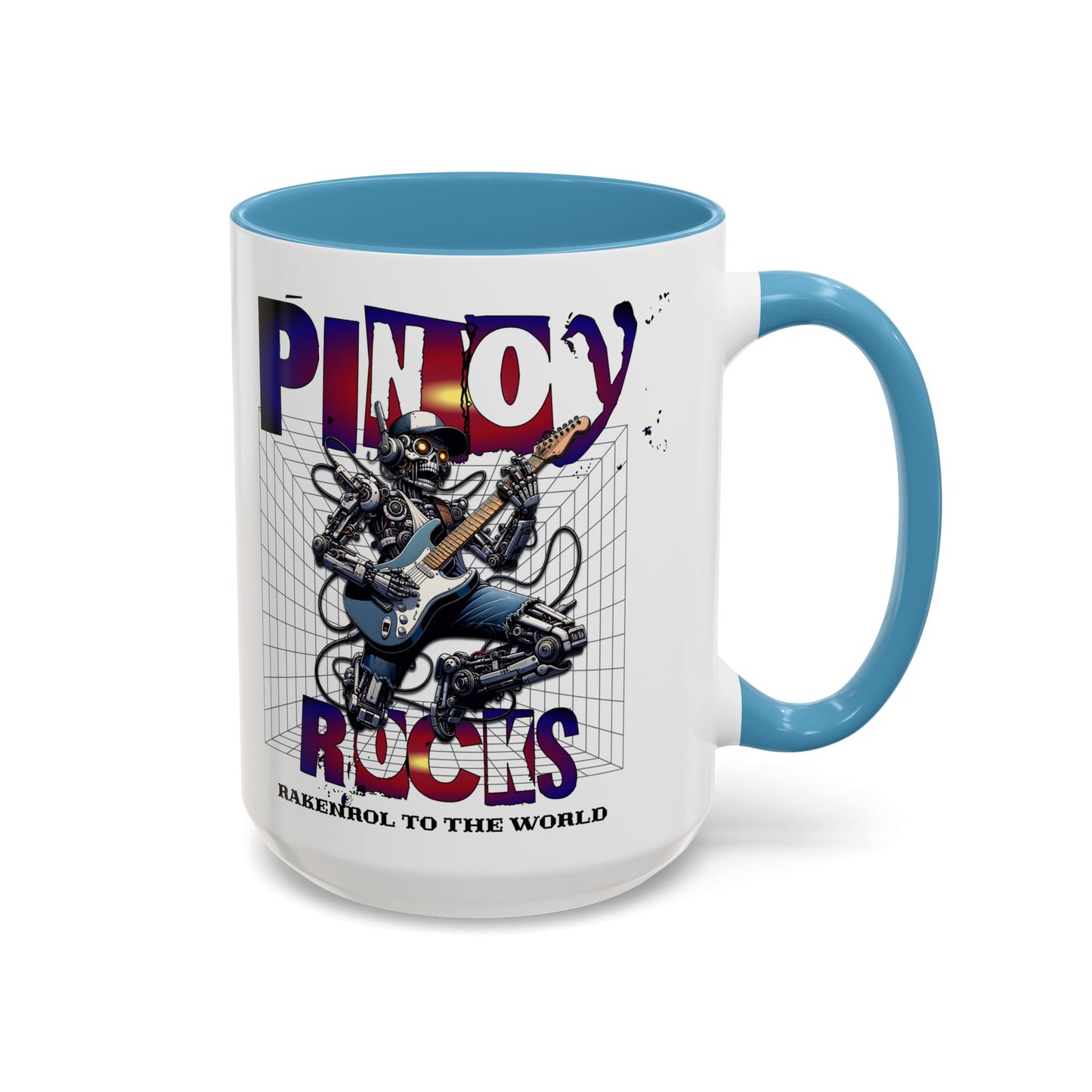 Filipino Expression PINOY ROCKS Accent Coffee Mug