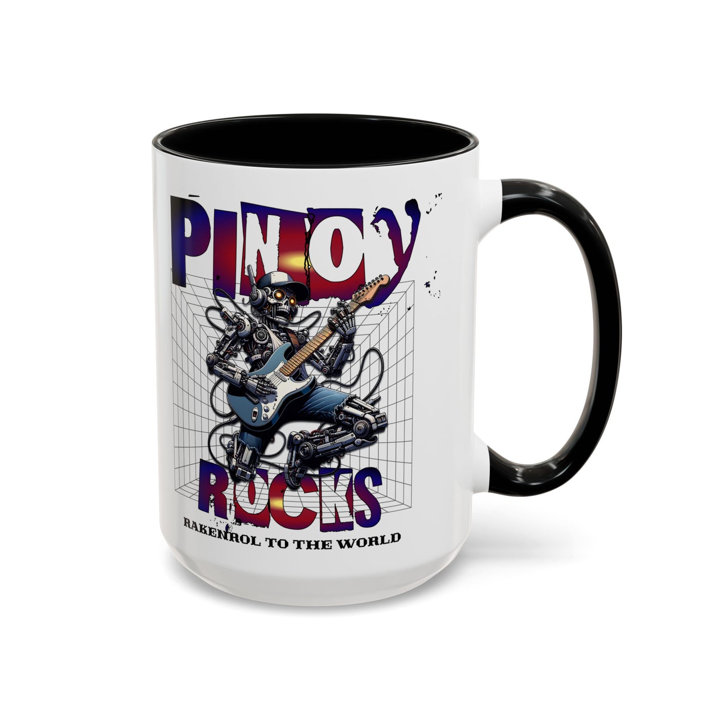 Filipino Expression PINOY ROCKS Accent Coffee Mug