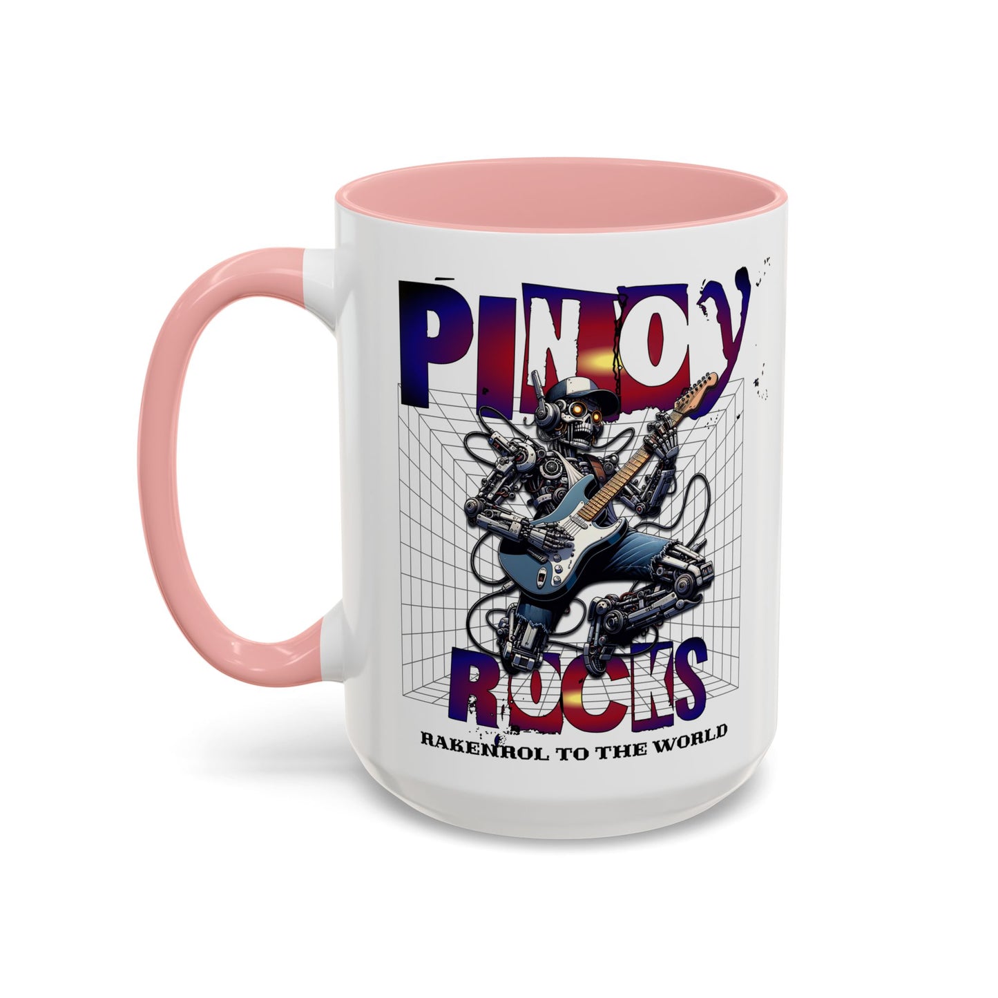 Filipino Expression PINOY ROCKS Accent Coffee Mug