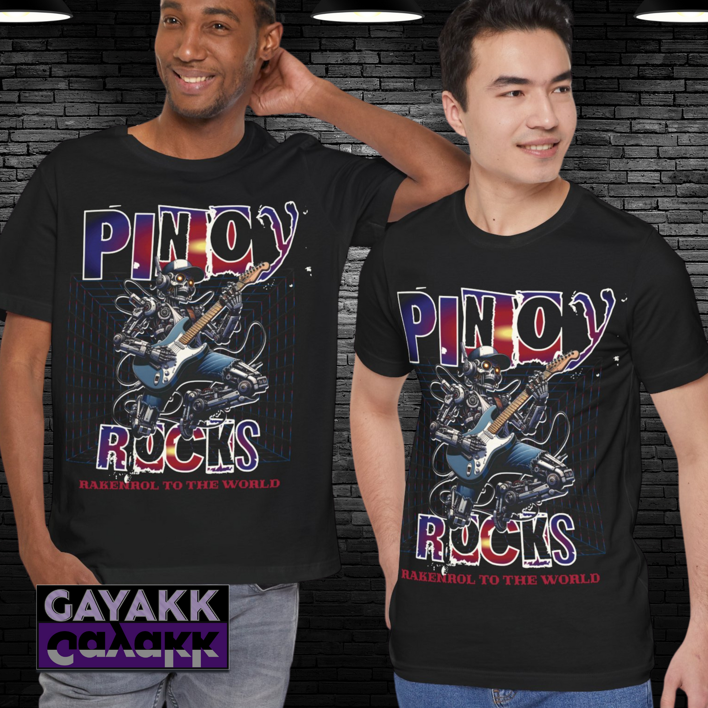 Filipino Expression PINOY ROCKS Shirt