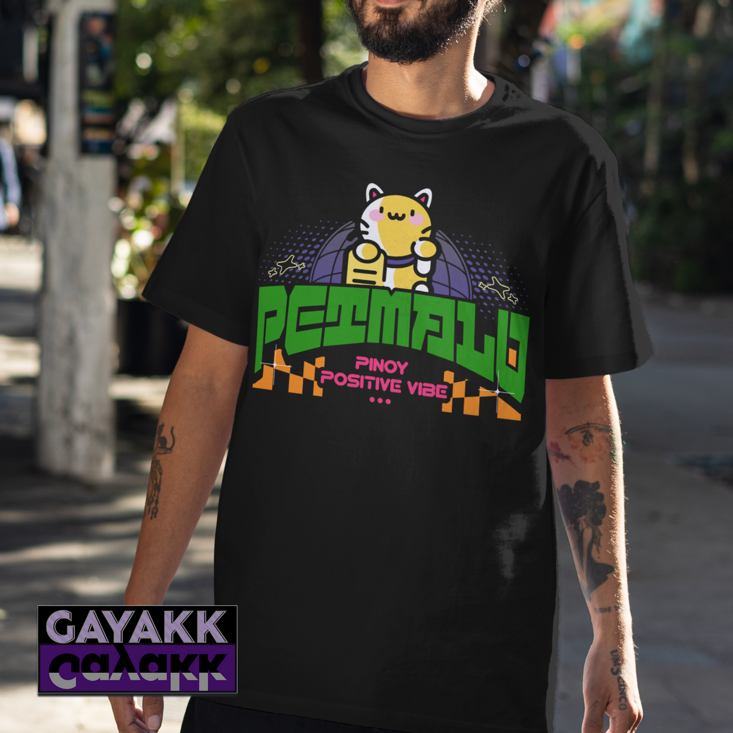 Filipino Slang PETMALU Shirt - Lucky Cat