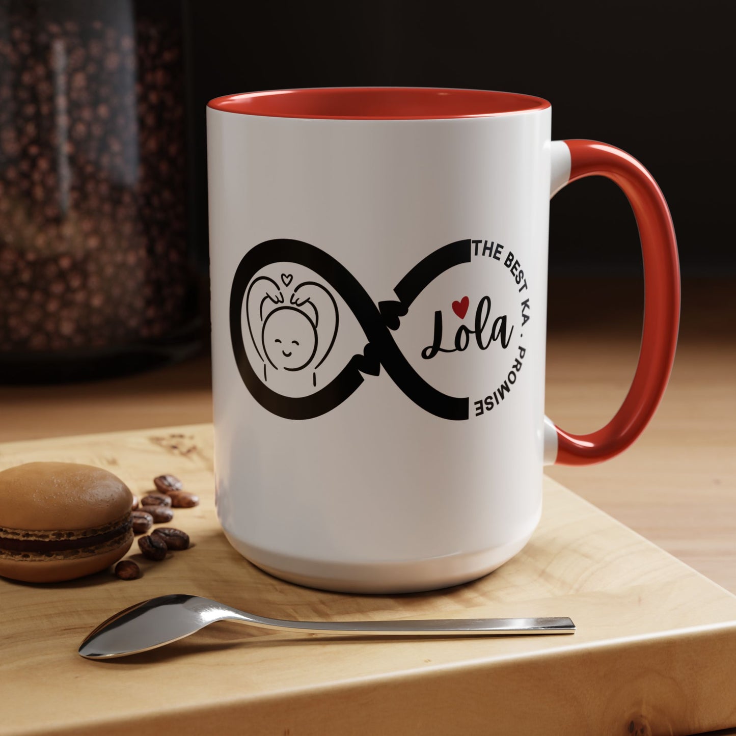 LOLA Da Best Ka Promise Gift Accent Coffee Mug