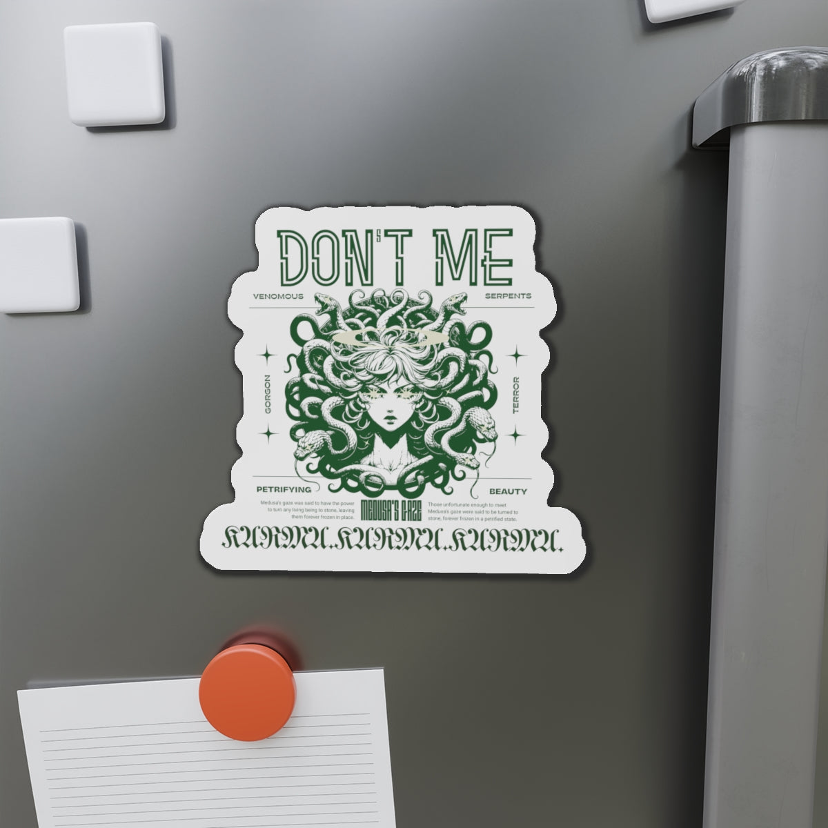 Filipino Slang DONT ME Die-Cut Magnet