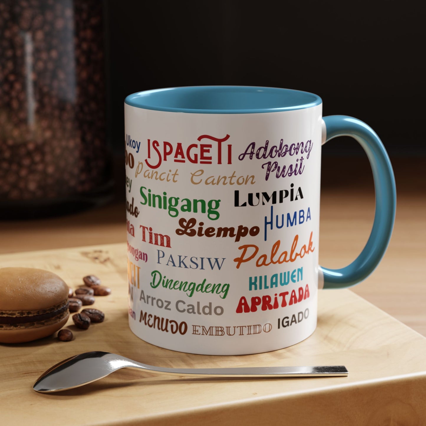 Learn Filipino Dishes on Accent Coffee Mug