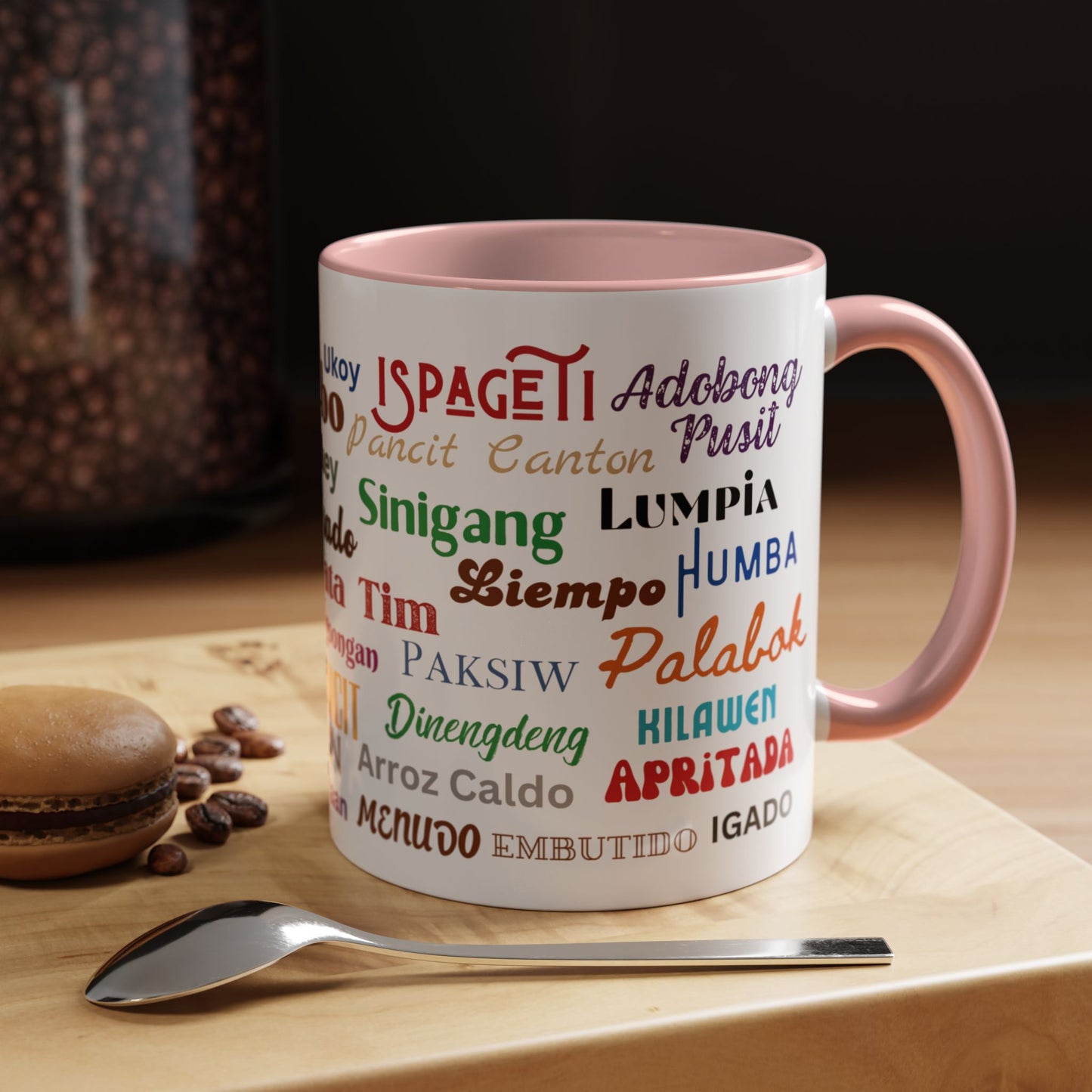 Learn Filipino Dishes on Accent Coffee Mug