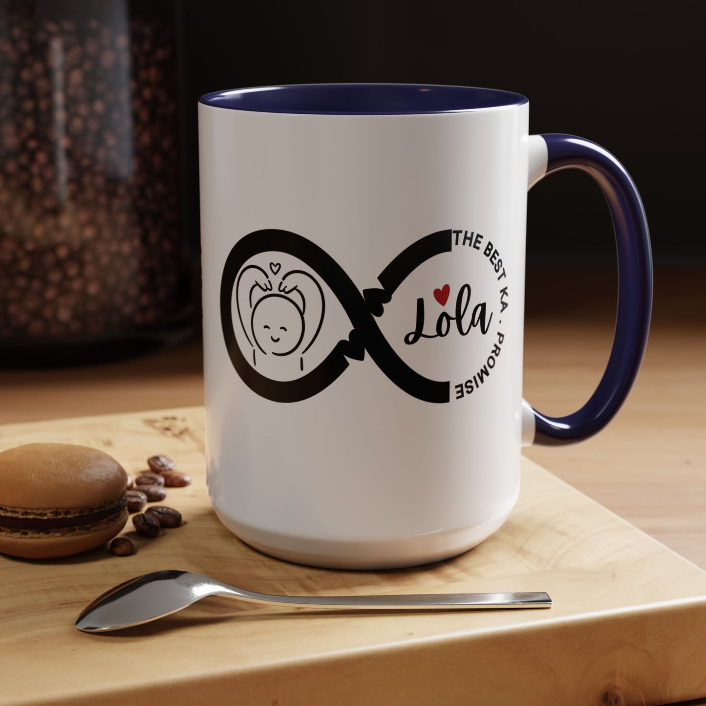 LOLA Da Best Ka Promise Gift Accent Coffee Mug