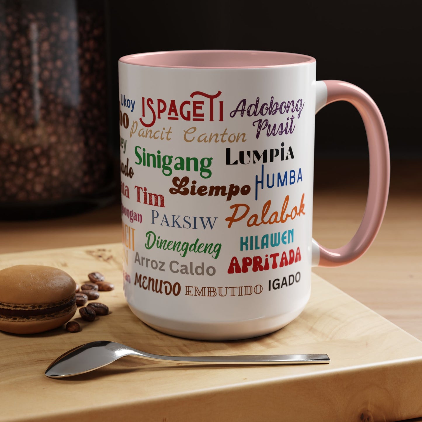 Learn Filipino Dishes on Accent Coffee Mug