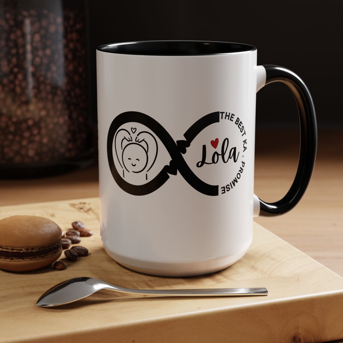 LOLA Da Best Ka Promise Gift Accent Coffee Mug