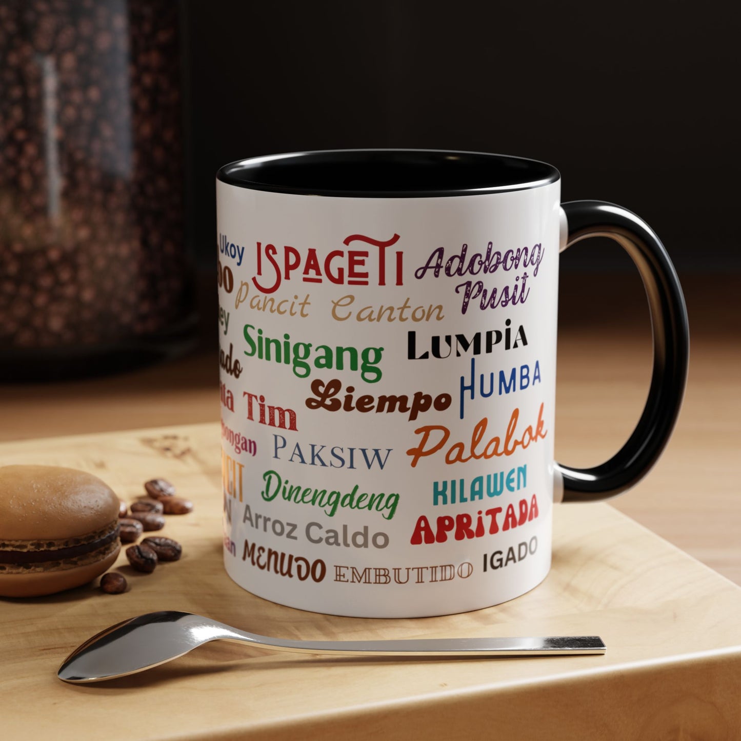 Learn Filipino Dishes on Accent Coffee Mug