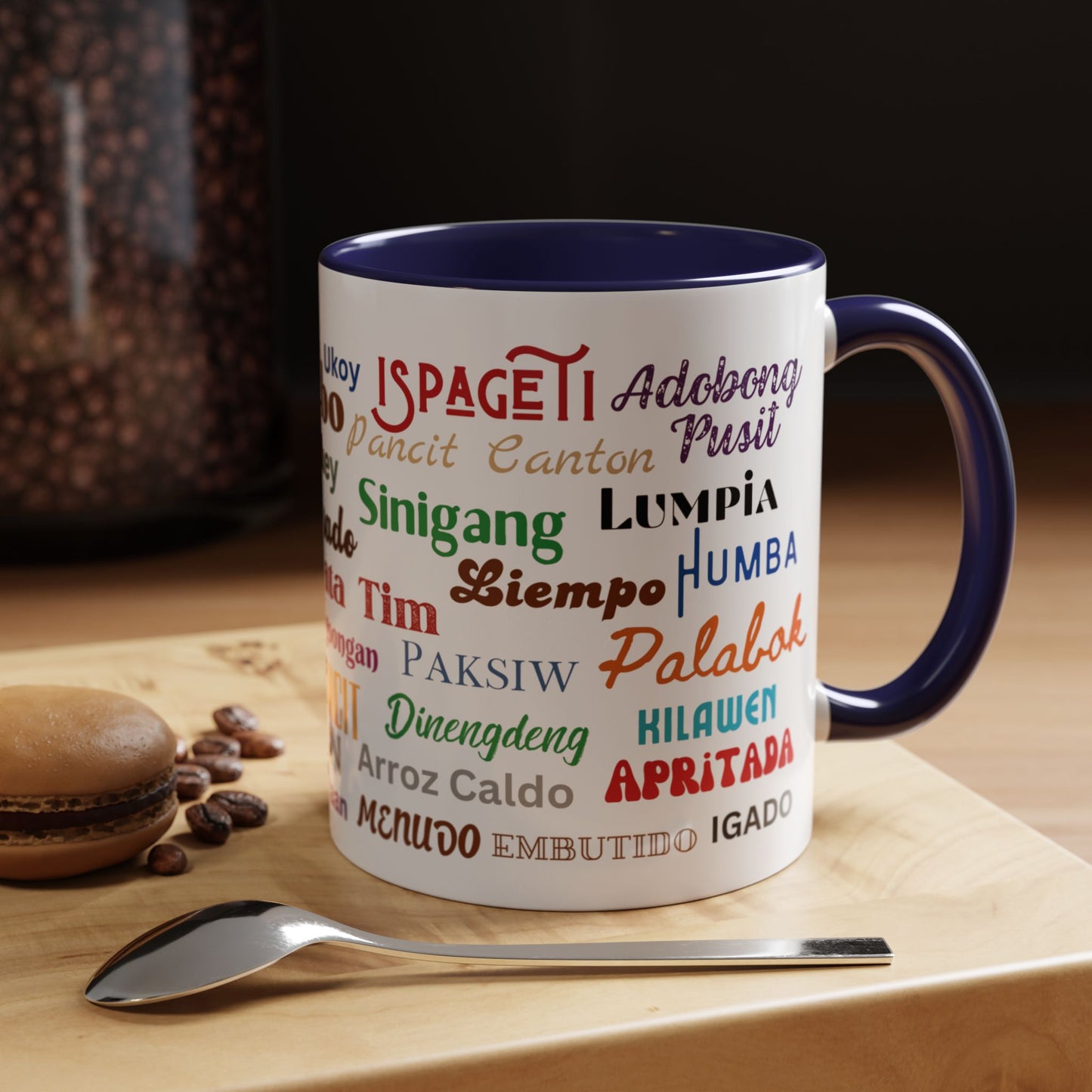 Learn Filipino Dishes on Accent Coffee Mug