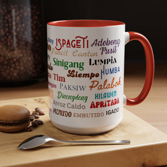 Learn Filipino Dishes on Accent Coffee Mug