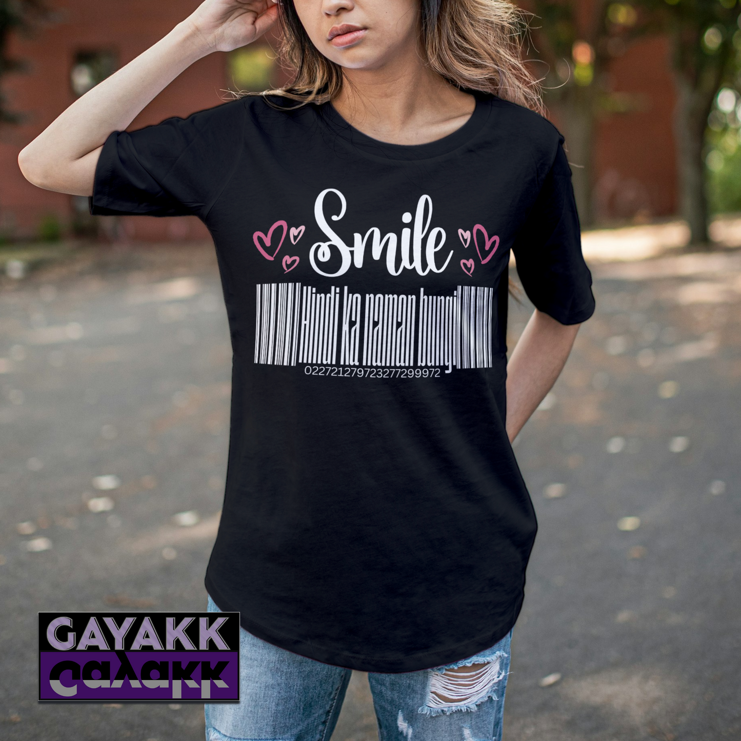 Funny Filipino Shirt SMILE Hindi Ka Naman Bungi - Hearts