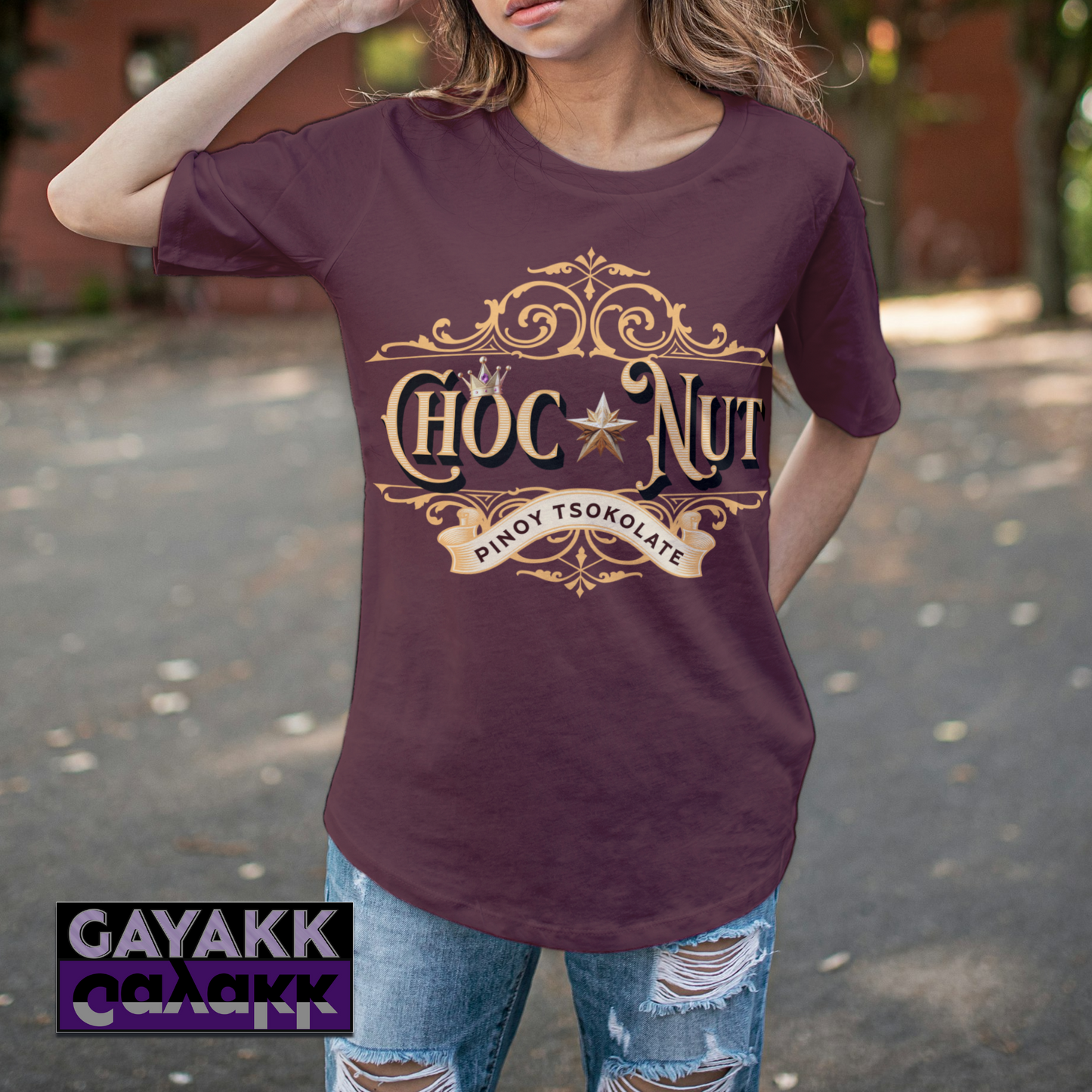 Pinoy Tsokolate Tshirt CHOC NUT