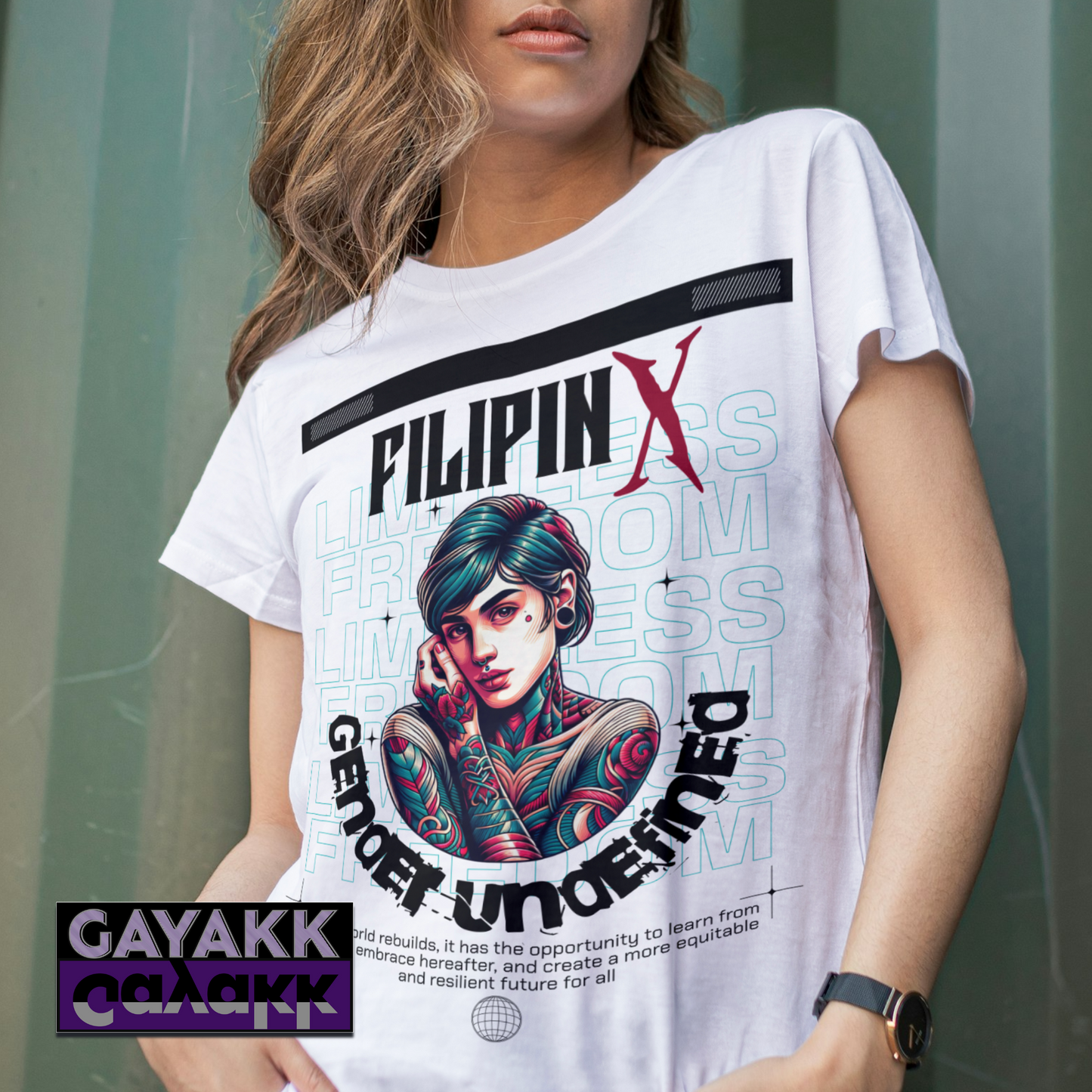 FilipinX T-Shirt Body Tattoo