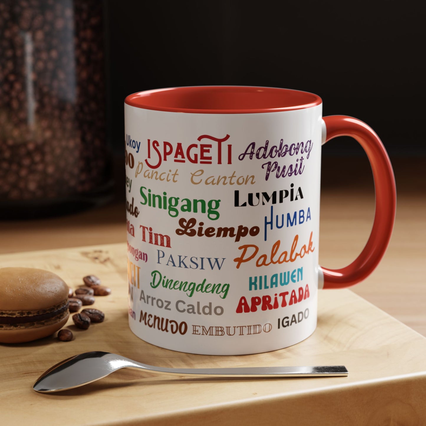 Learn Filipino Dishes on Accent Coffee Mug