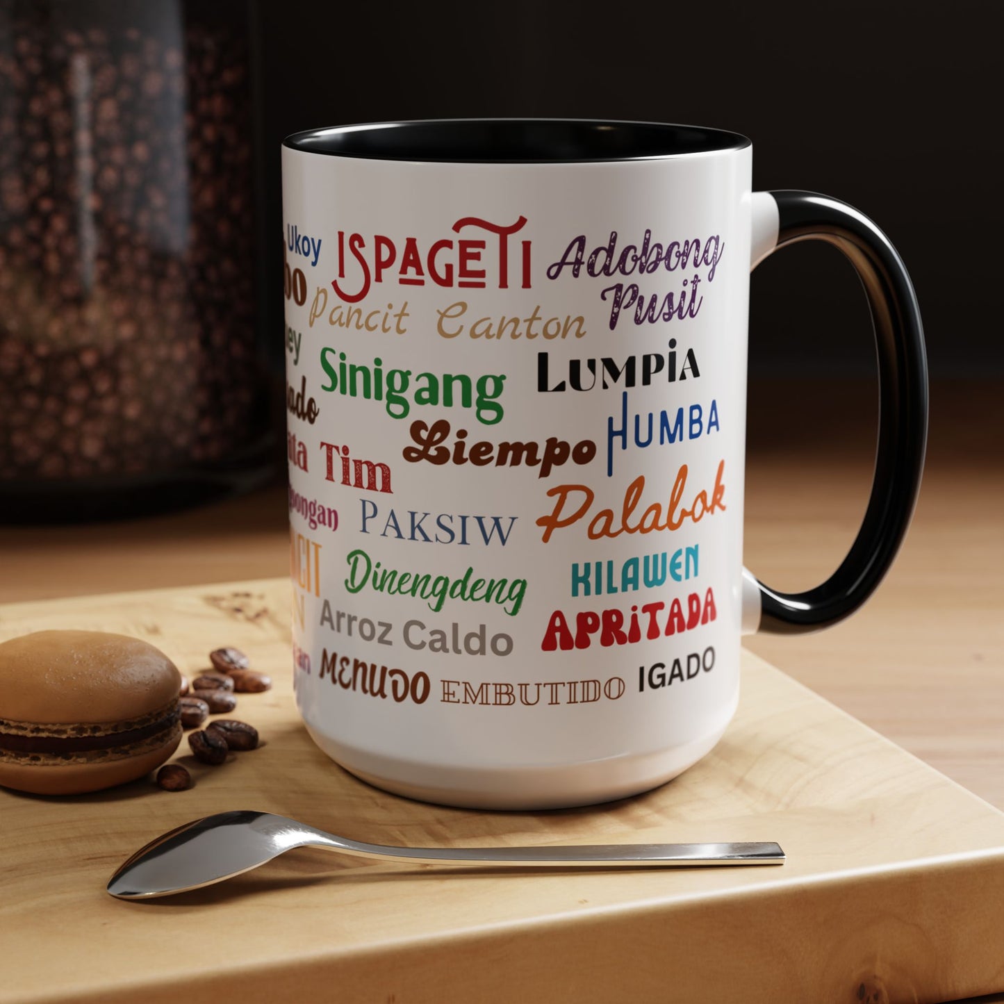 Learn Filipino Dishes on Accent Coffee Mug