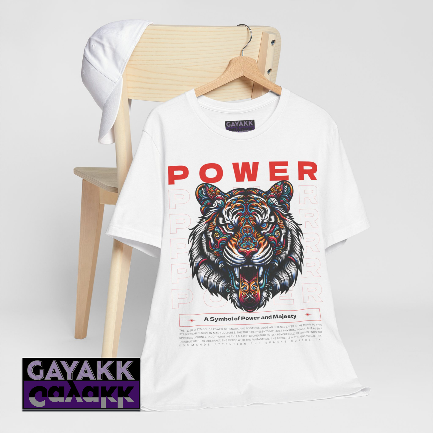 Tiger Majestic and Powerful T-Shirt