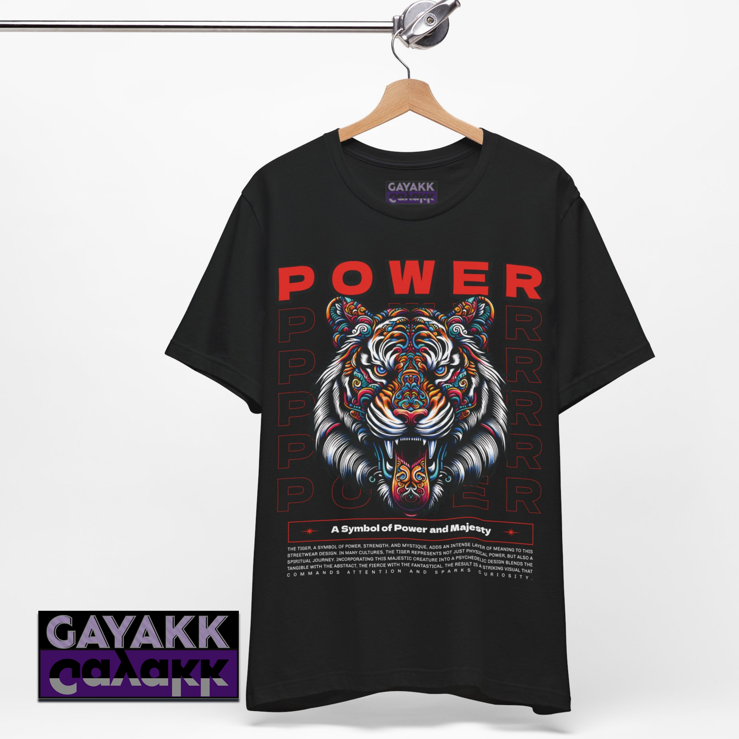 Tiger Majestic and Powerful T-Shirt