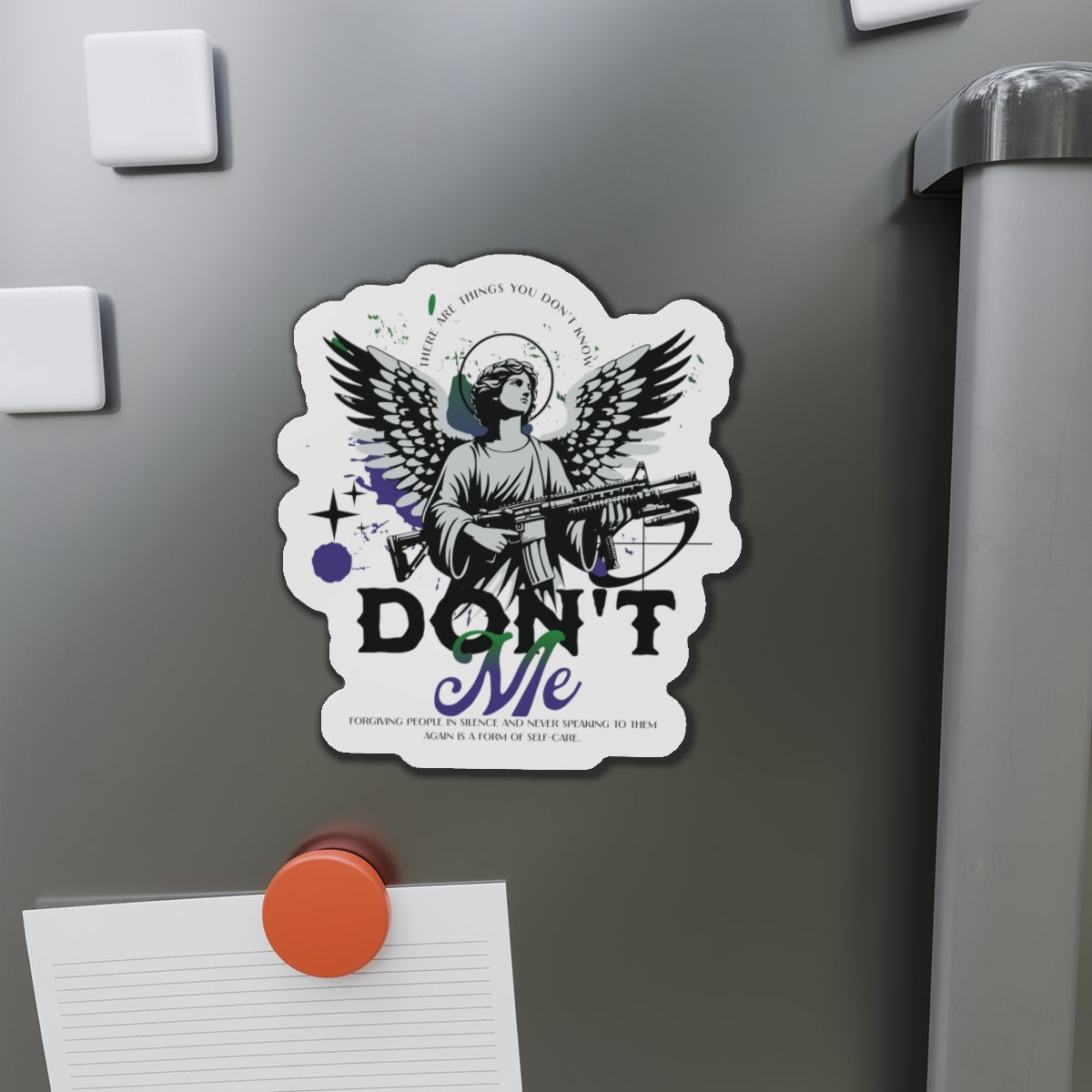 Filipino Slang DONT ME Die-Cut Magnet