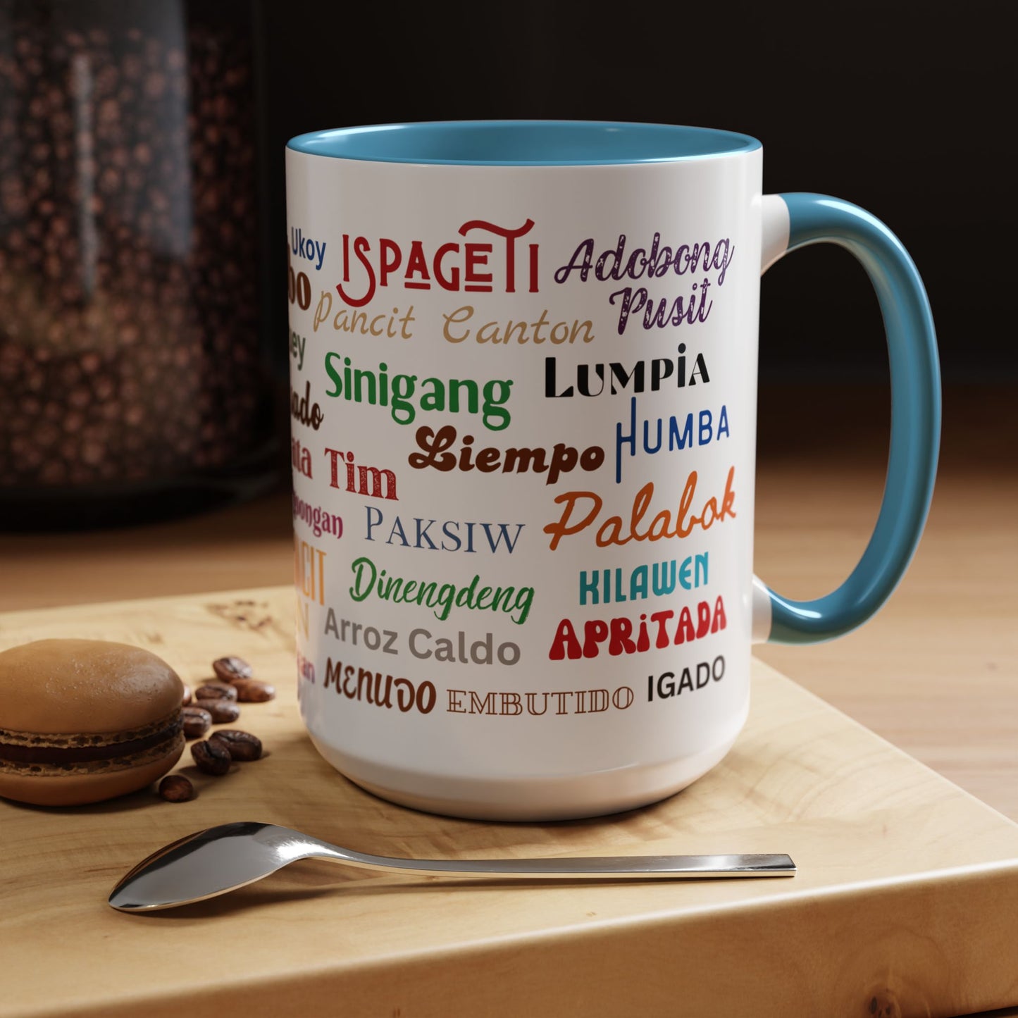 Learn Filipino Dishes on Accent Coffee Mug