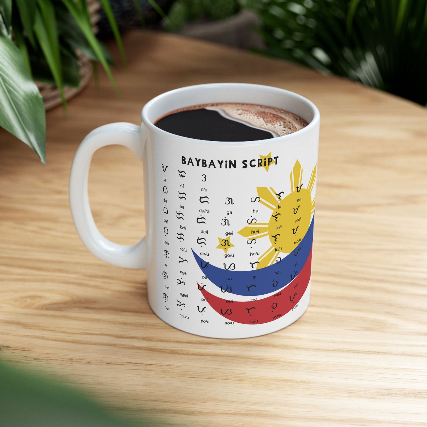 Filipino Mug How to Write Baybayin