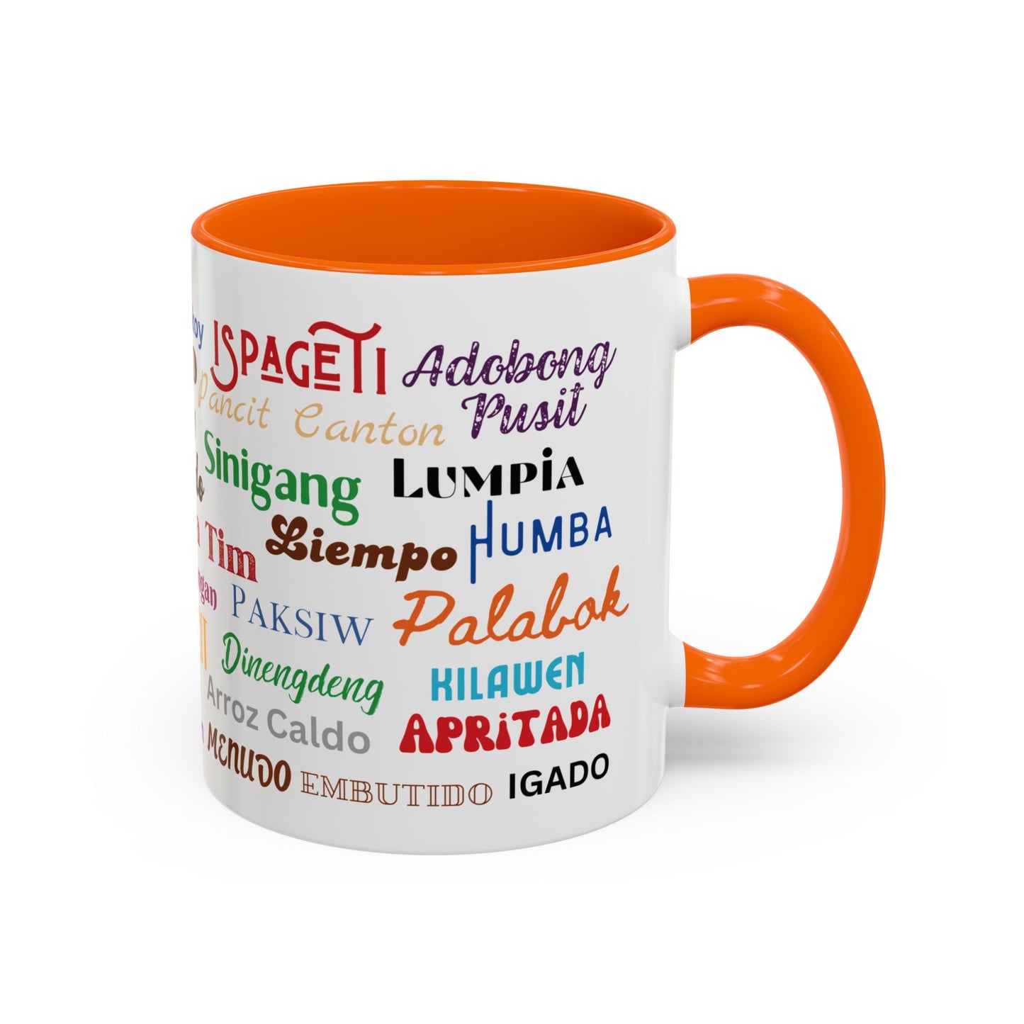 Learn Filipino Dishes on Accent Coffee Mug