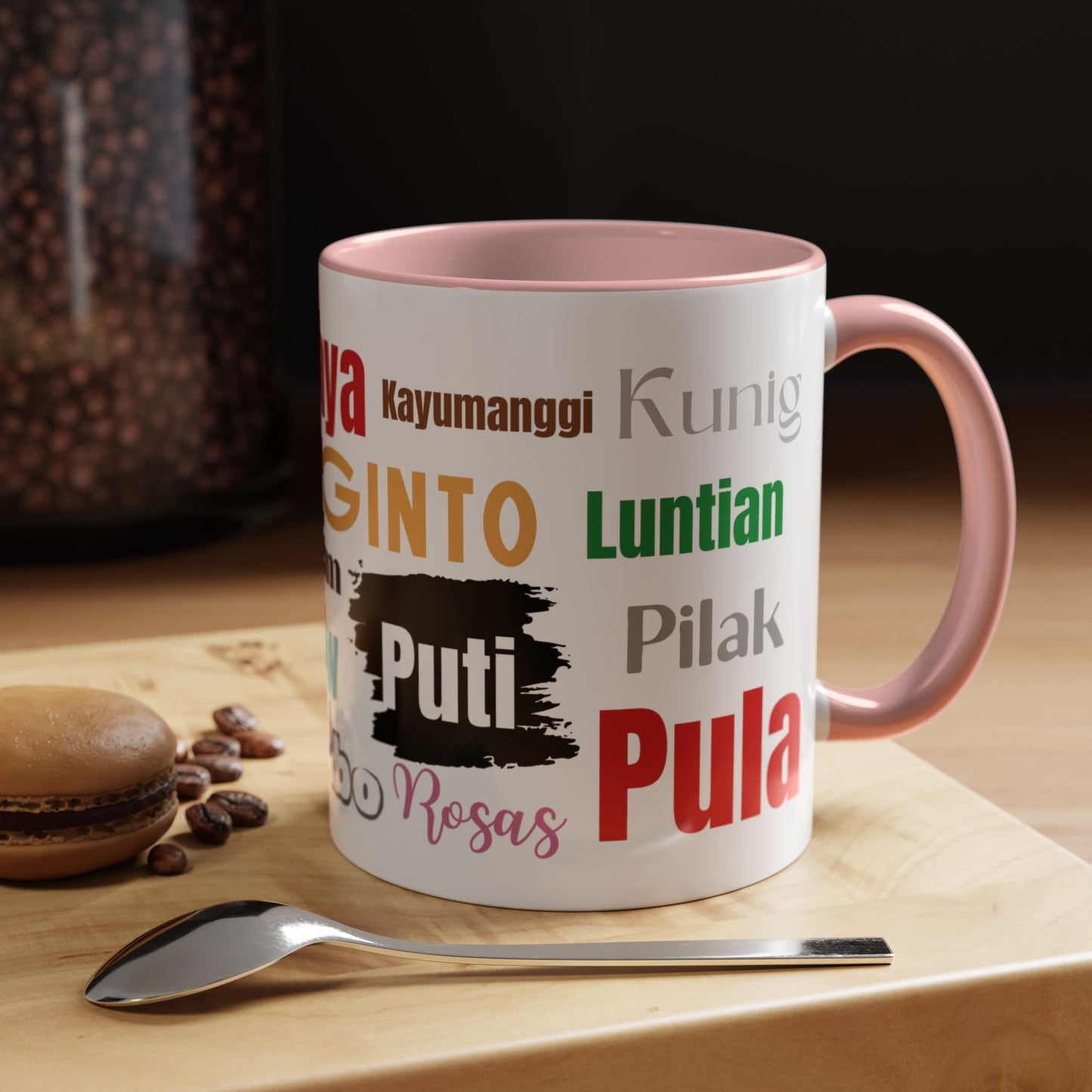 Learn Filipino Colors Accent Coffee Mug