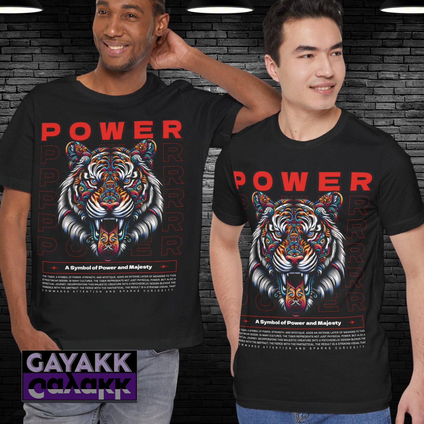 Tiger Majestic and Powerful T-Shirt