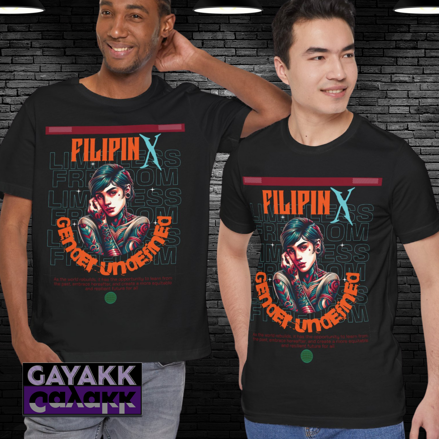 FilipinX T-Shirt Body Tattoo