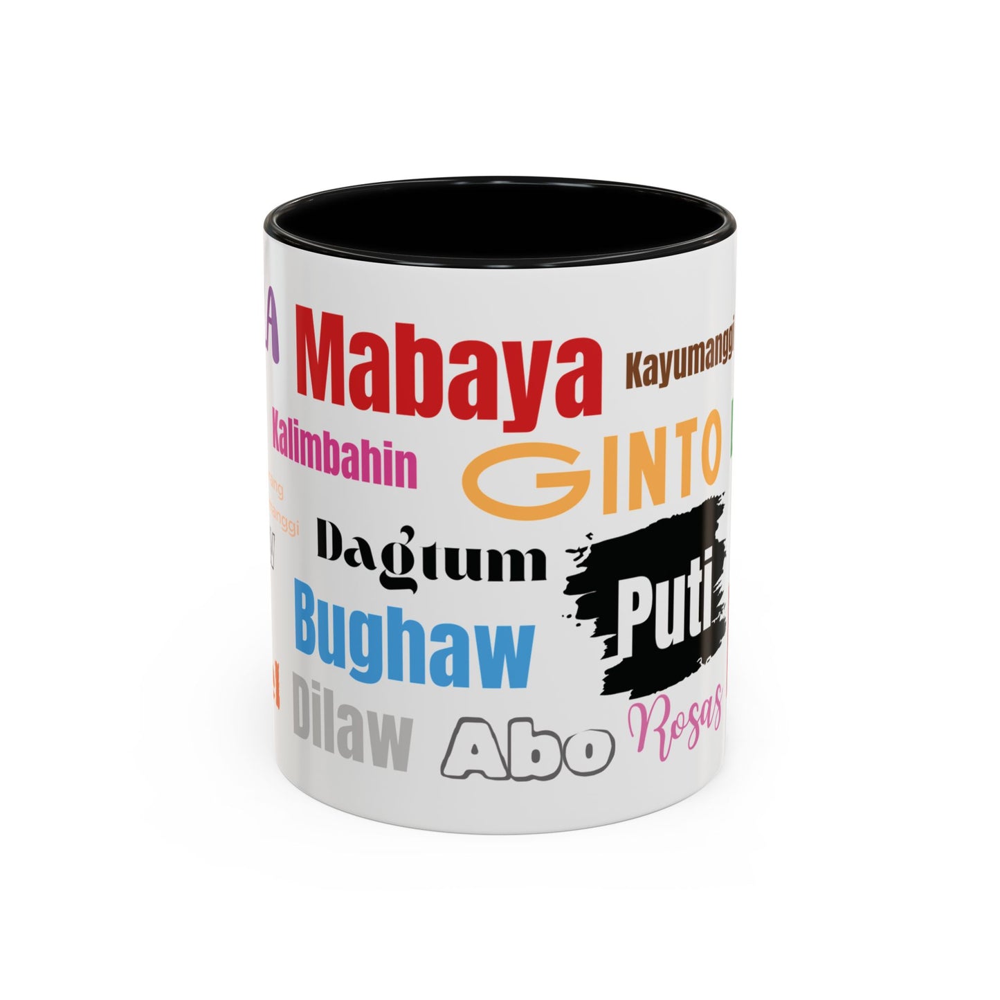 Learn Filipino Colors Accent Coffee Mug