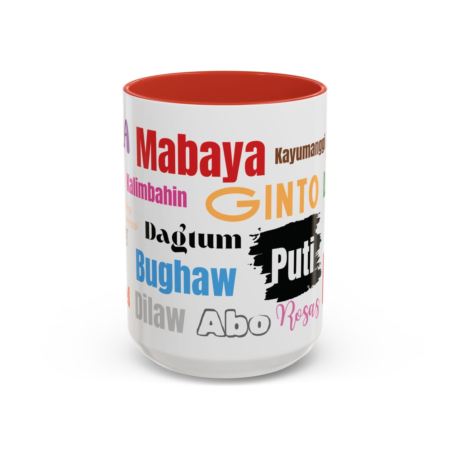 Learn Filipino Colors Accent Coffee Mug