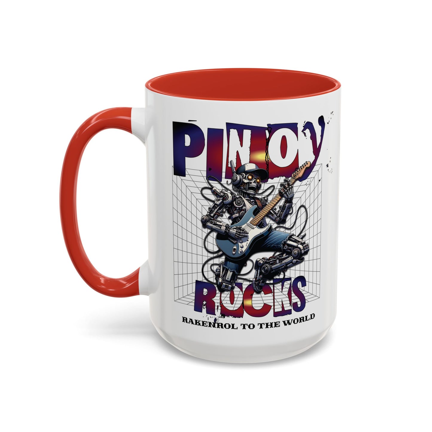 Filipino Expression PINOY ROCKS Accent Coffee Mug