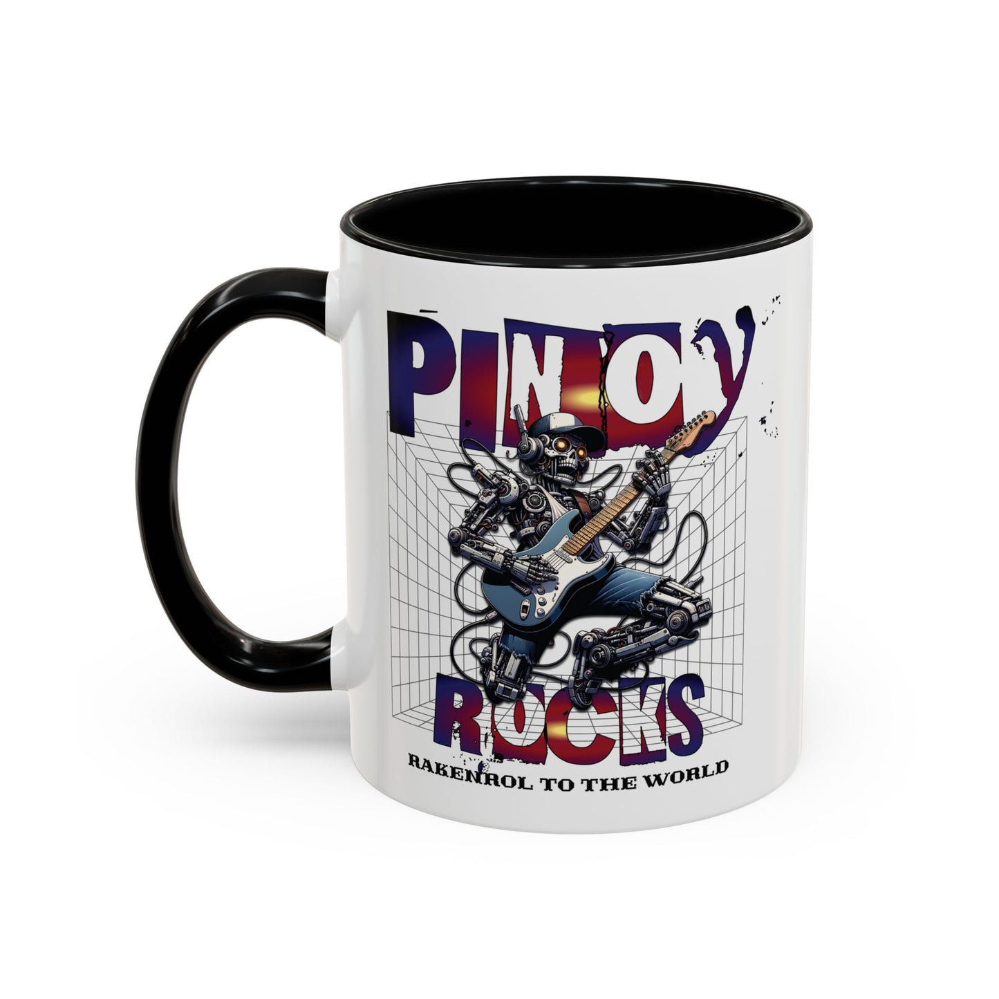 Filipino Expression PINOY ROCKS Accent Coffee Mug