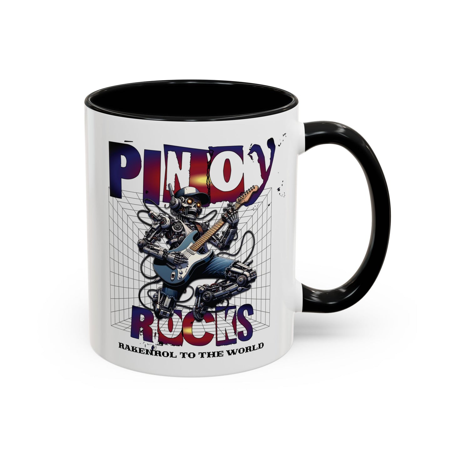 Filipino Expression PINOY ROCKS Accent Coffee Mug