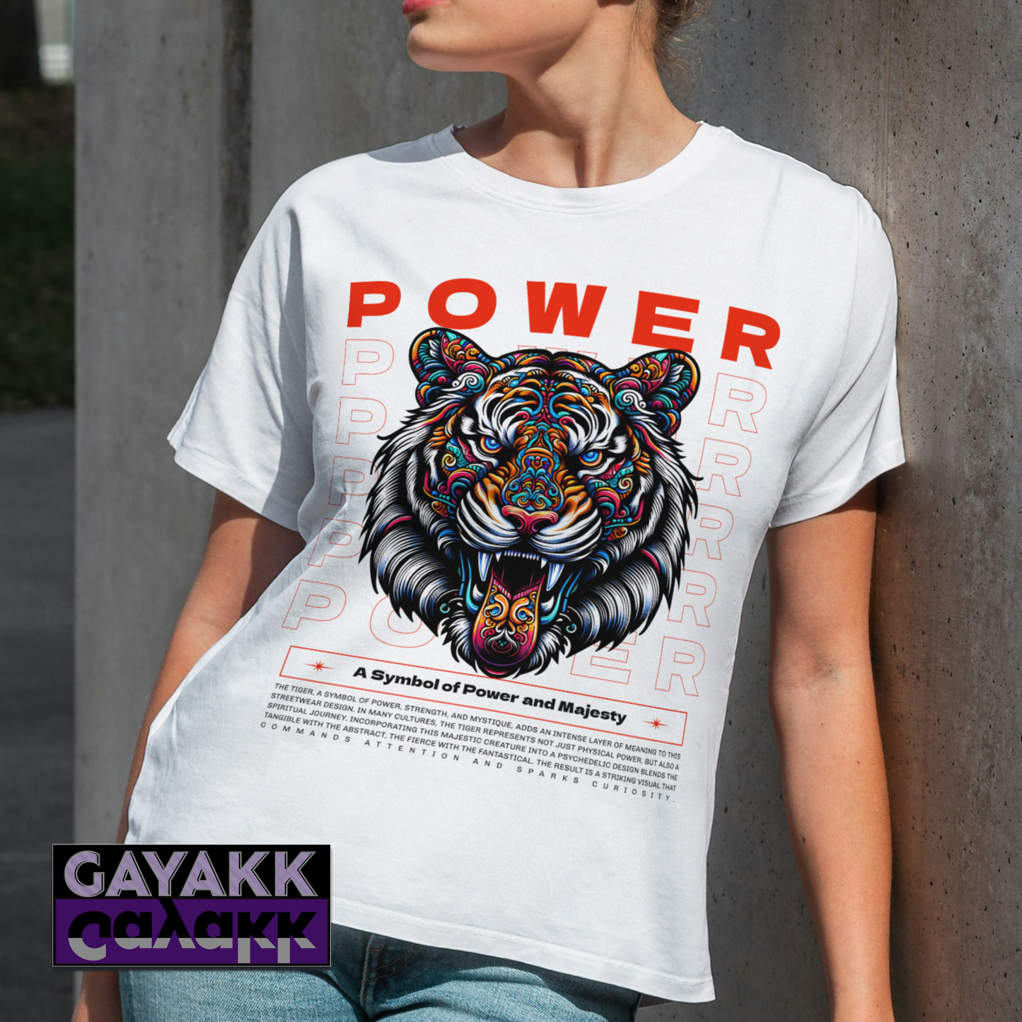 Tiger Majestic and Powerful T-Shirt