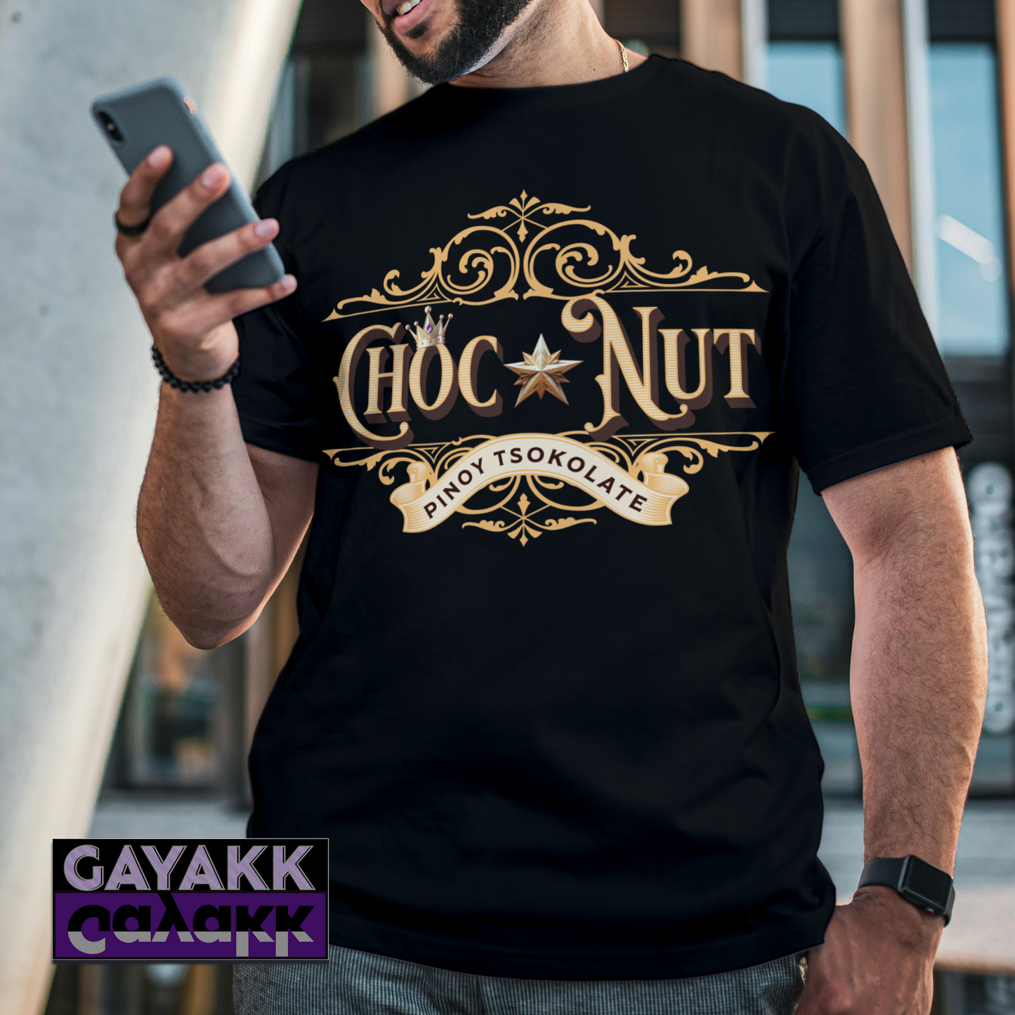 Pinoy Tsokolate Tshirt CHOC NUT